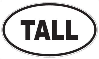 TALL - Oval Sticker