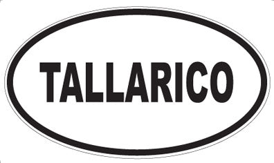 TALLARICO - Oval Sticker