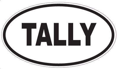 TALLY - Oval Magnet