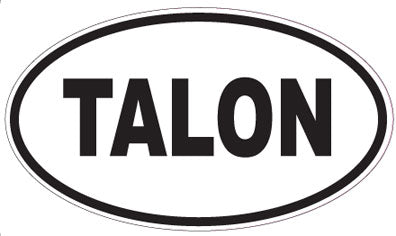 TALON - Oval Sticker