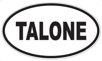 TALONE - Oval Sticker