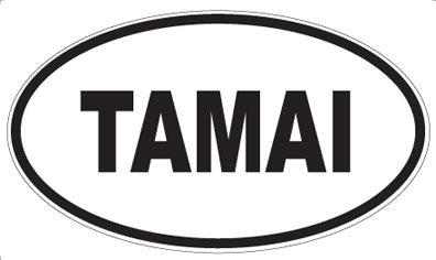 TAMAI - Oval Sticker