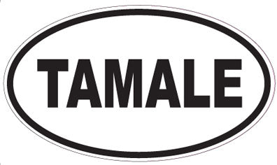 TAMALE - Oval Sticker