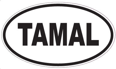 TAMAL - Oval Magnet