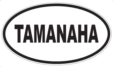 TAMANAHA - Oval Sticker