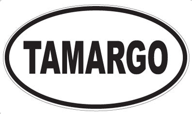 TAMARGO - Oval Sticker