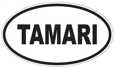TAMARI - Oval Sticker