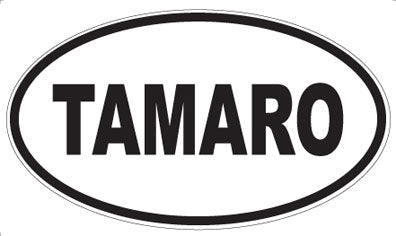 TAMARO - Oval Sticker