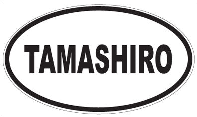 TAMASHIRO - Oval Sticker