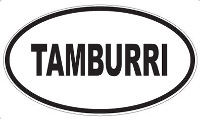 TAMBURRI - Oval Sticker
