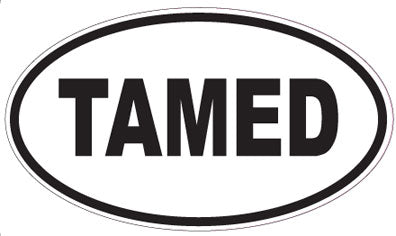TAMED - Oval Magnet