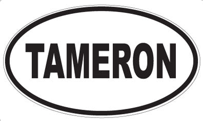 TAMERON - Oval Sticker