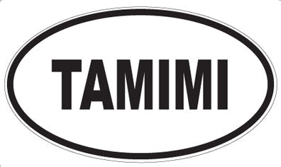 TAMIMI - Oval Sticker