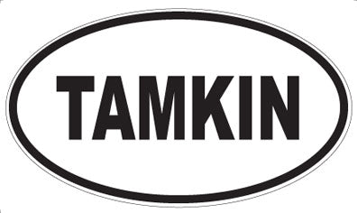 TAMKIN - Oval Sticker