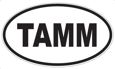 TAMM - Oval Sticker