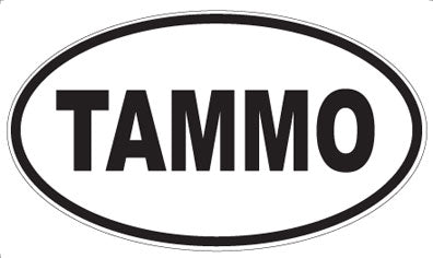 TAMMO - Oval Sticker