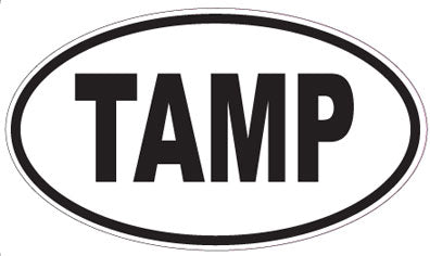TAMP - Oval Sticker