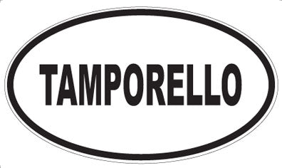 TAMPORELLO - Oval Sticker