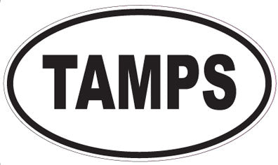 TAMPS - Oval Magnet