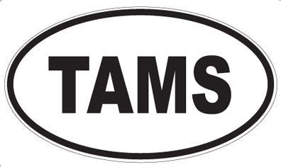 TAMS - Oval Magnet