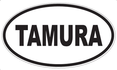 TAMURA - Oval Sticker