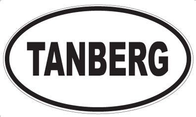 TANBERG - Oval Sticker