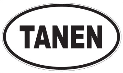 TANEN - Oval Sticker