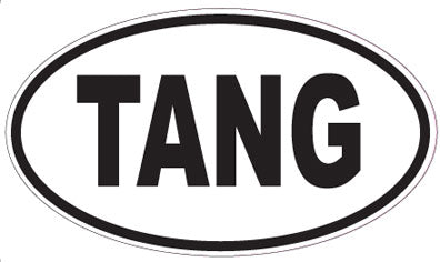 TANG - Oval Sticker
