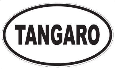 TANGARO - Oval Sticker