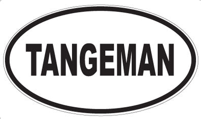 TANGEMAN - Oval Sticker