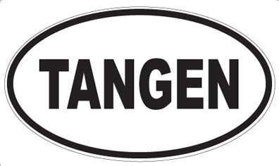 TANGEN - Oval Sticker