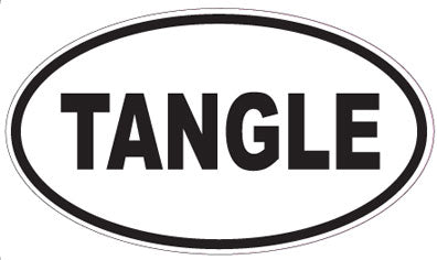 TANGLE - Oval Sticker