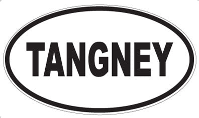 TANGNEY - Oval Sticker
