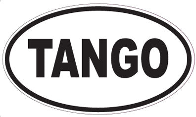 TANGO - Oval Magnet