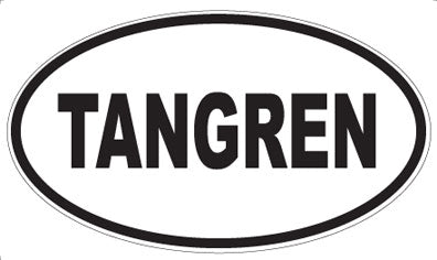 TANGREN - Oval Sticker