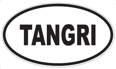 TANGRI - Oval Sticker