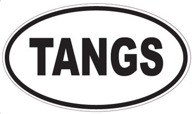 TANGS - Oval Magnet