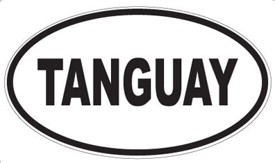 TANGUAY - Oval Sticker