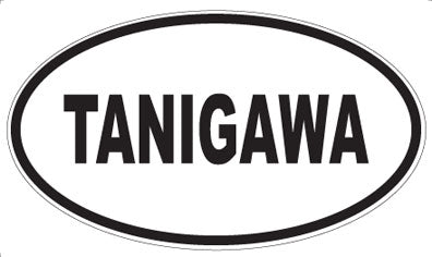 TANIGAWA - Oval Sticker