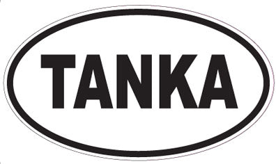TANKA - Oval Magnet