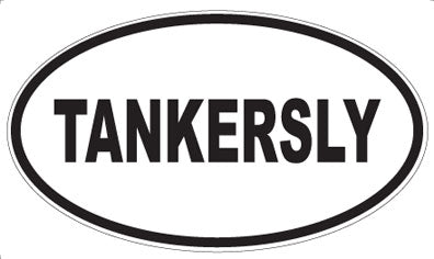 TANKERSLY - Oval Sticker