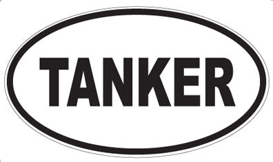 TANKER - Oval Magnet