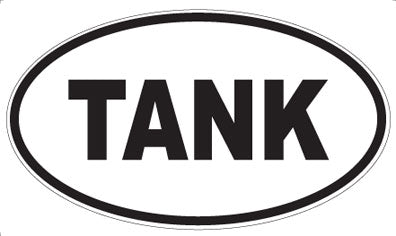 TANK - Oval Magnet