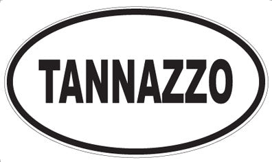 TANNAZZO - Oval Sticker