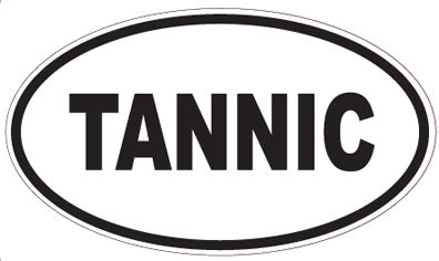 TANNIC - Oval Sticker