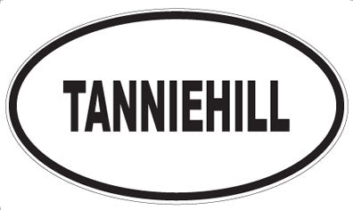 TANNIEHILL - Oval Sticker