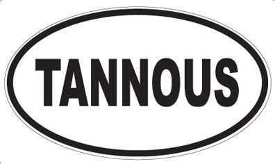 TANNOUS - Oval Sticker
