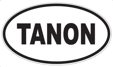 TANON - Oval Sticker