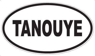 TANOUYE - Oval Sticker