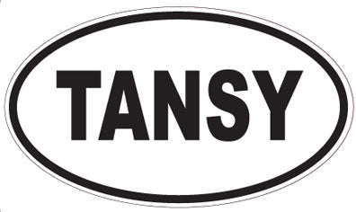 TANSY - Oval Sticker